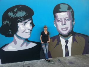 Murale dans le quartier de Wynwood à Miami par Elisabetta Fantone