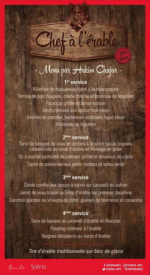 un chef à l'Érable Hakim Chajar