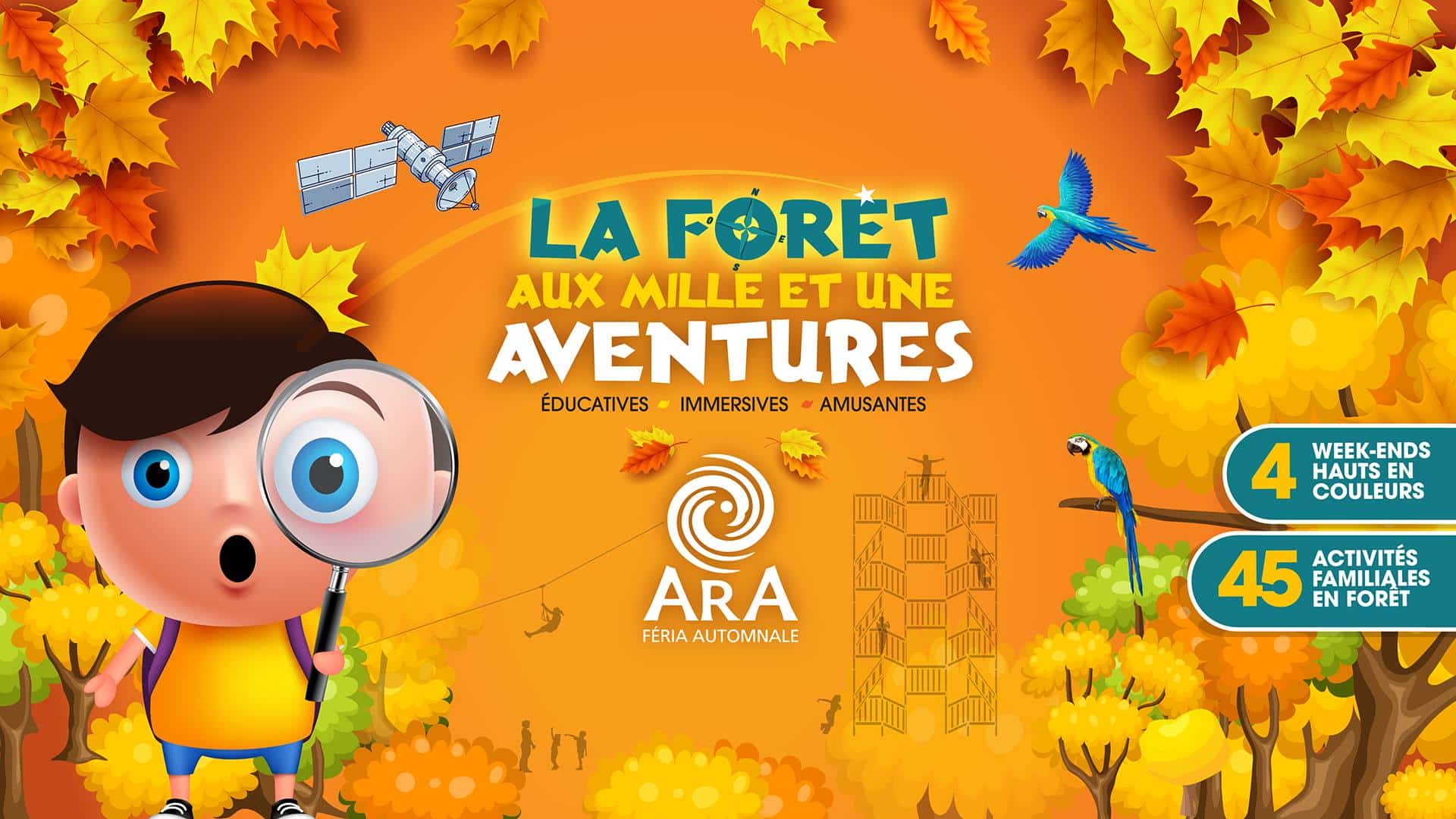 ARA Féria Automnale est un parc d'attractions extérieur ouvert du 29 septembre à 21 octobre à Saint-Calixte
