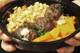 Créalunch lunch surgelé - Boulettes de boeuf maison farcies au fromage