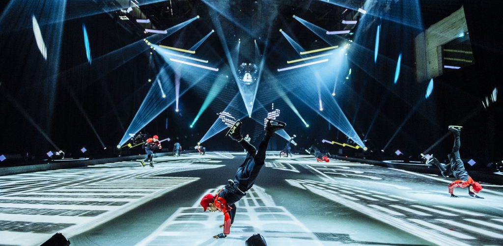 Cirque du Soleil Axel patin freestyle