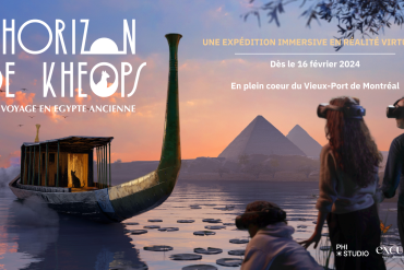 Exposition l'Horizon de Khéops - Vieux port de Montréal