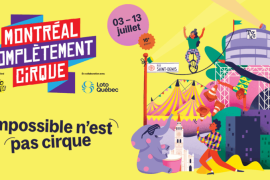 Affiche Montréal Complètement Cirque
