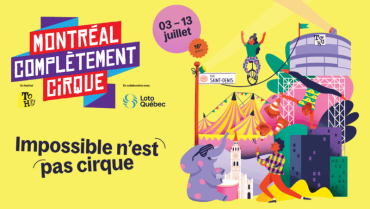 Affiche Montréal Complètement Cirque