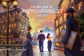 Affiche exposition Un soir avec les impressionnistes
