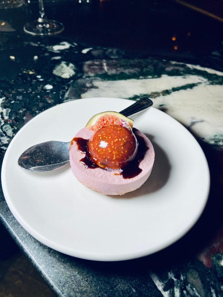 Dessert aux fruits rouges et vinaigre balsamique