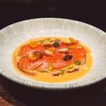 Tiradito de truite Kenauk chez Mezcla à Montréal